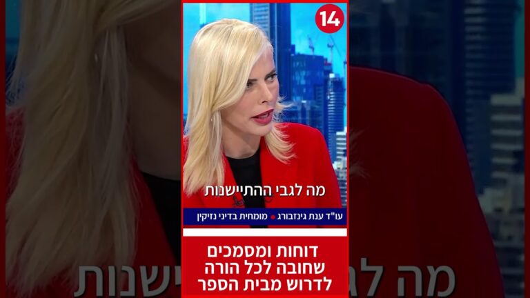 ילד נפצע בבית הספר, דעו את זכויותיכם!!! עו"ד ענת גינזבורג כאן כדי להסביר